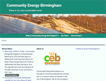 Tablet Screenshot of communityenergybirmingham.coop
